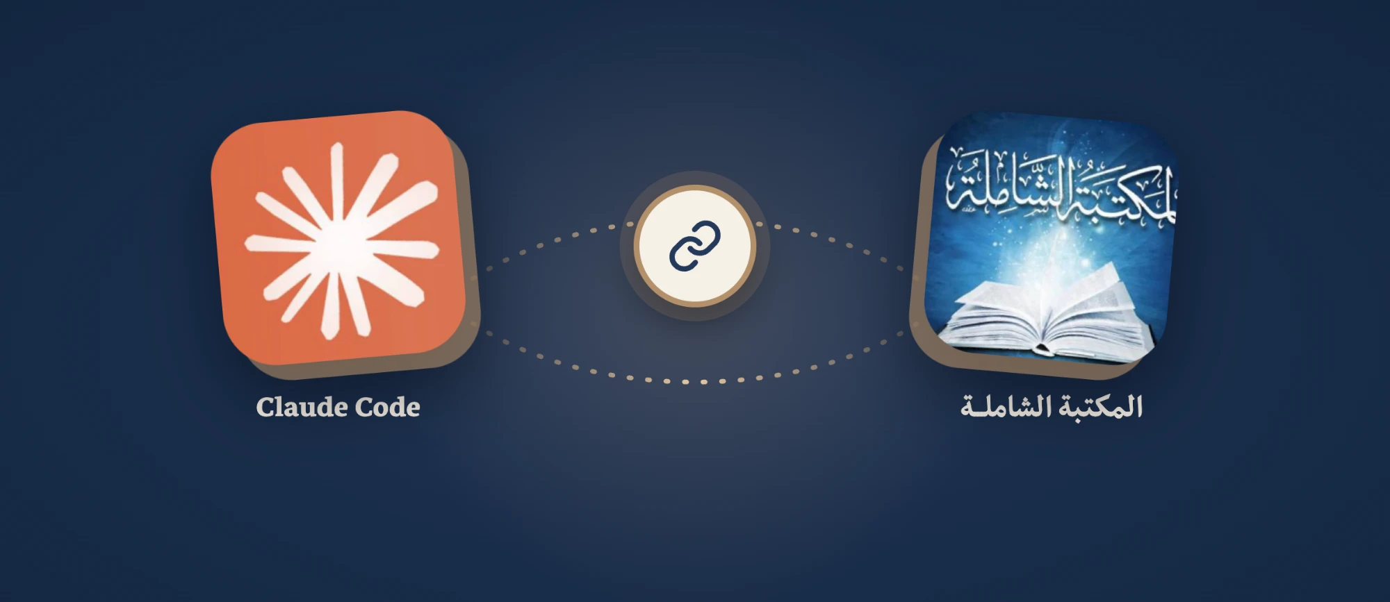 ربط Claude Code بالمكتبة الشاملة